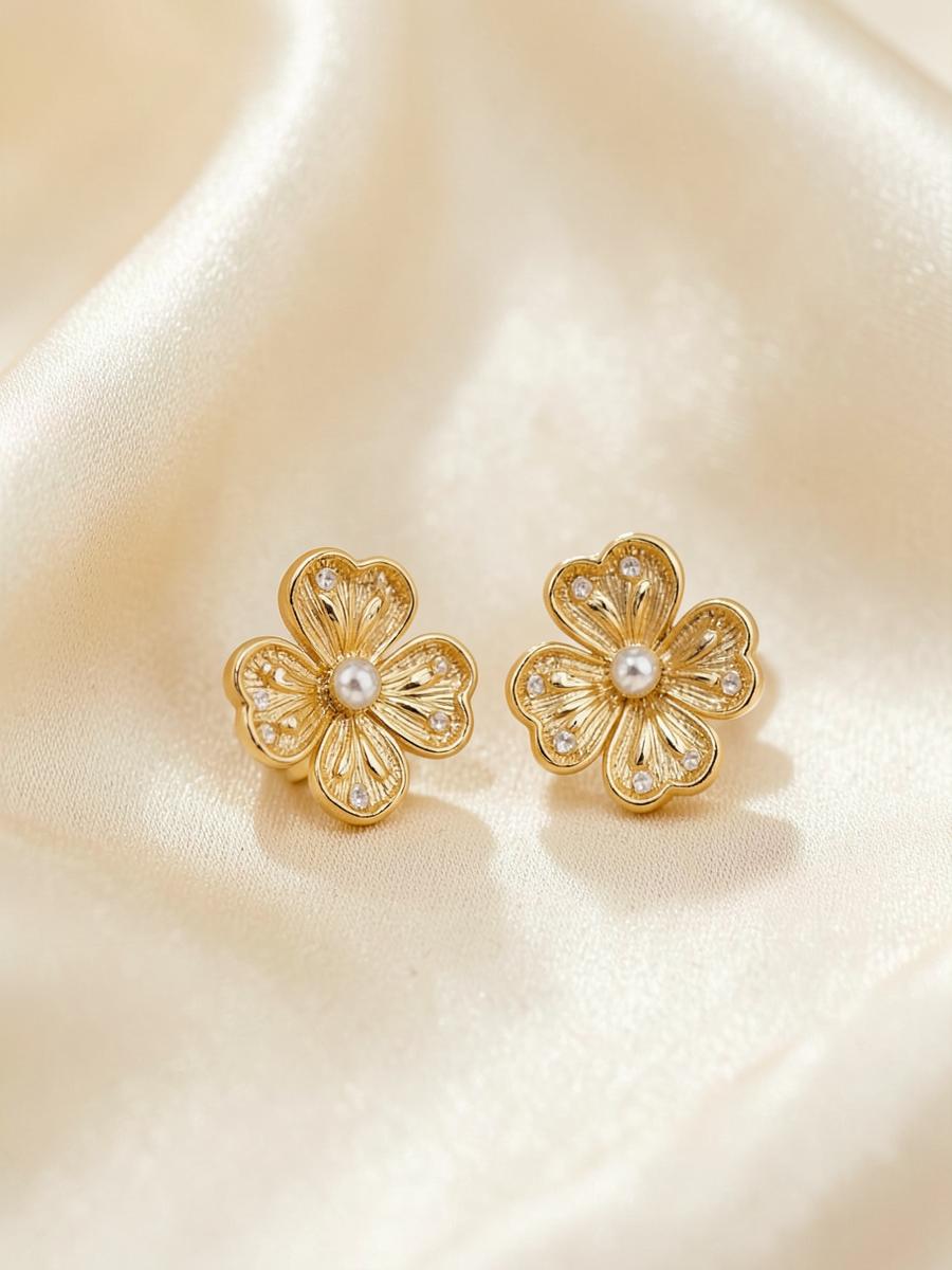Golden Bloom Earrings